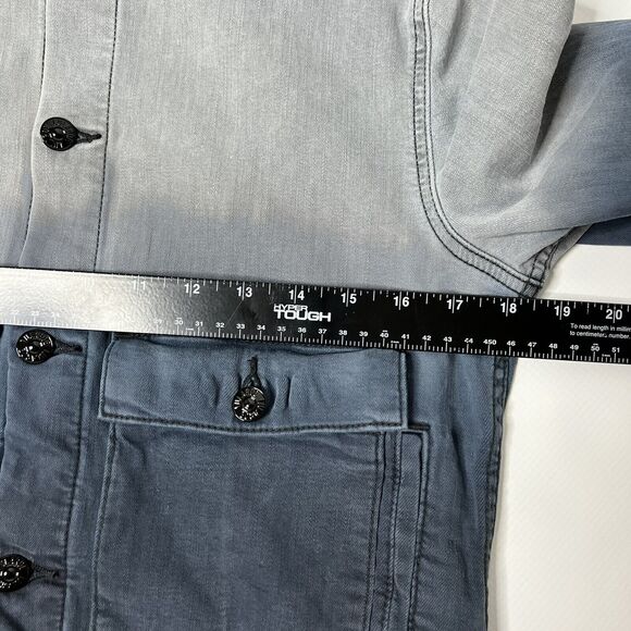 Lularoe Blue Ombre Kenny Denim Jacket Size Small - Picture 9 of 10